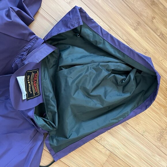 Sterns Dry Wear Rain Suit Purple Size Large Pants And Jacket - Picture 5 of 14